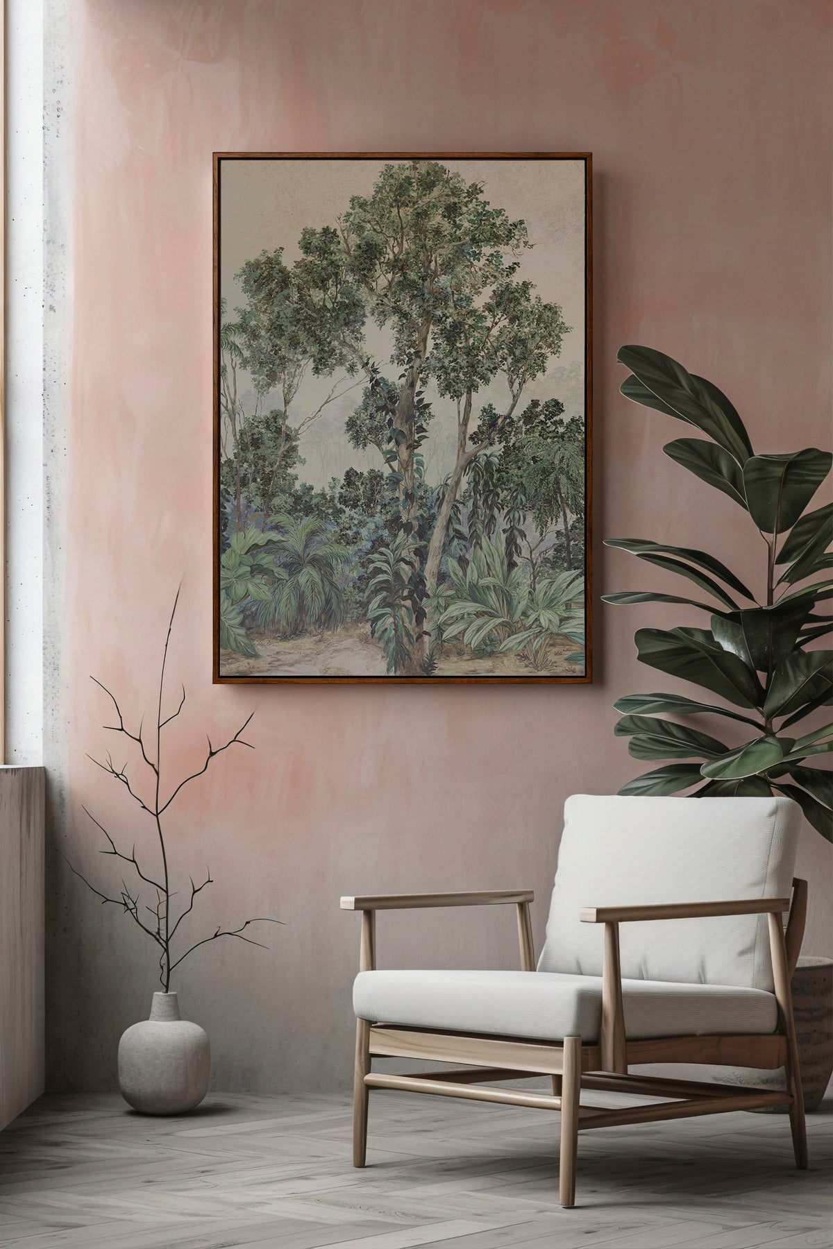 Quadro Fine Art Série "O Chamado da Floresta" Vertical