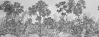 Papel de Parede Non Woven "O chamado da Floresta" P&B - ambiente