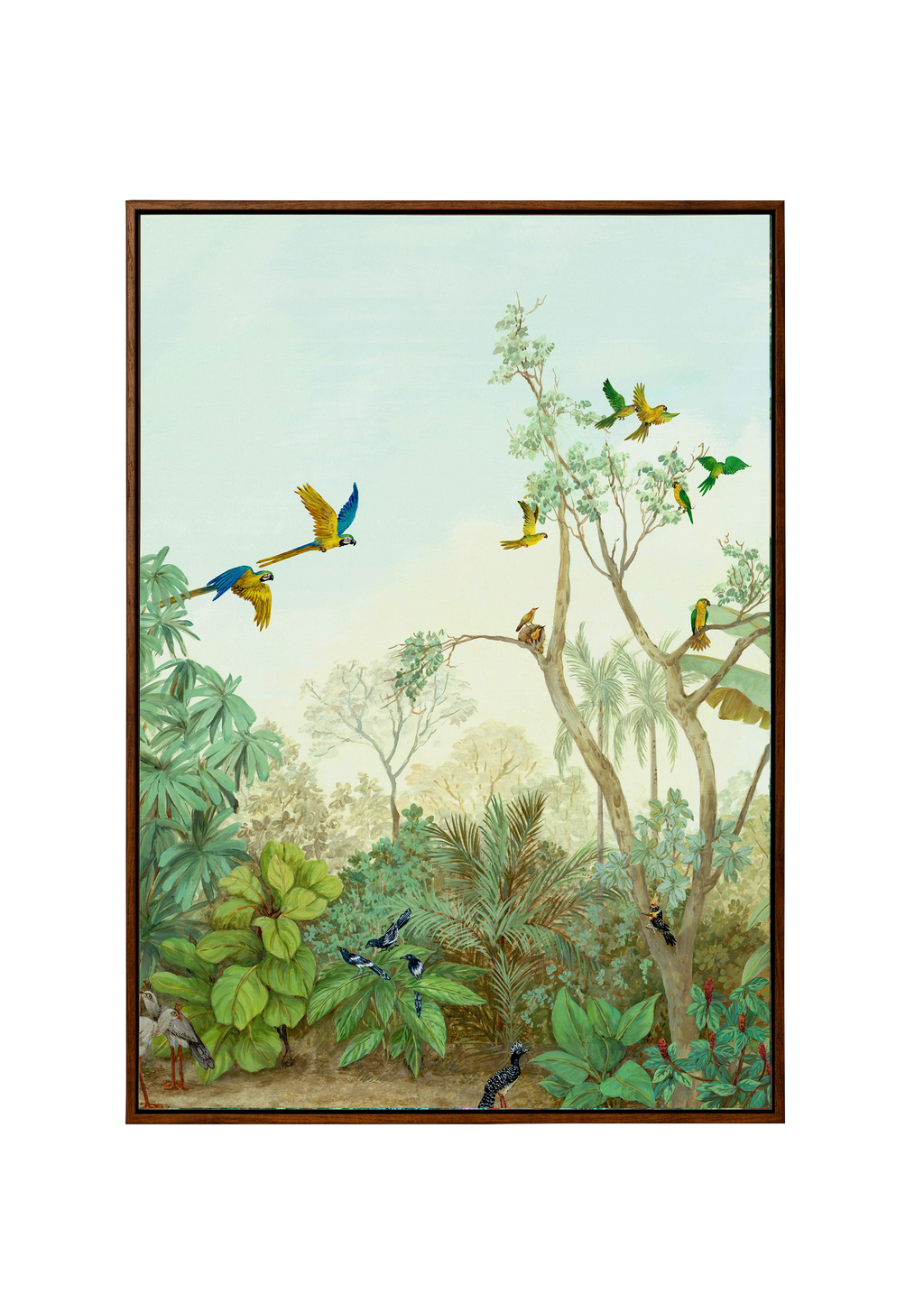 Quadro Fine Art Série "Pássaros" Vertical Dupla