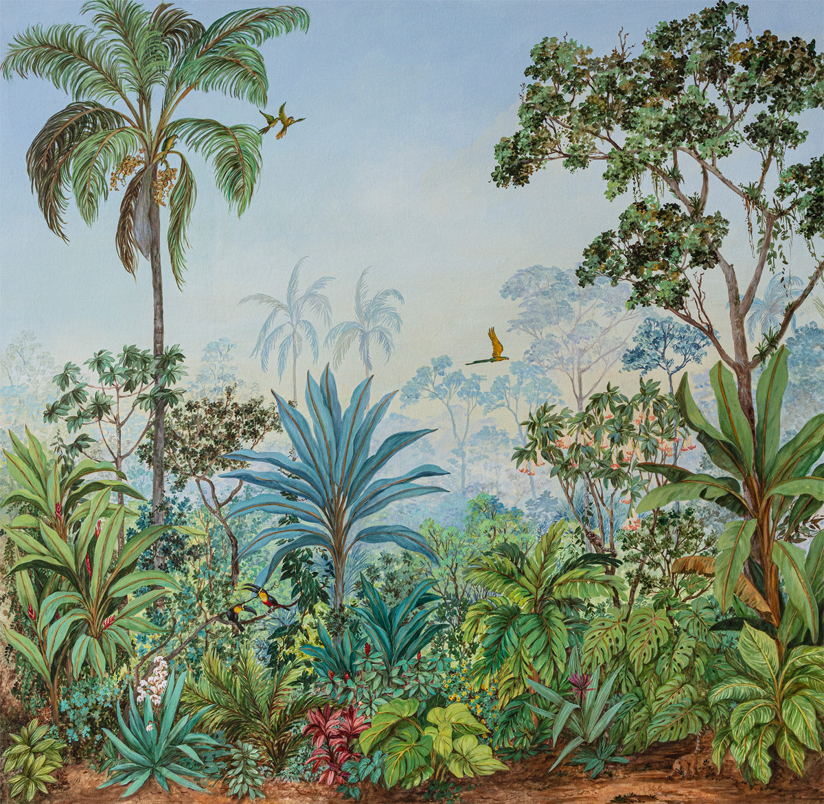Papel de Parede Non Woven  "Jardim do Éden" - ambiente