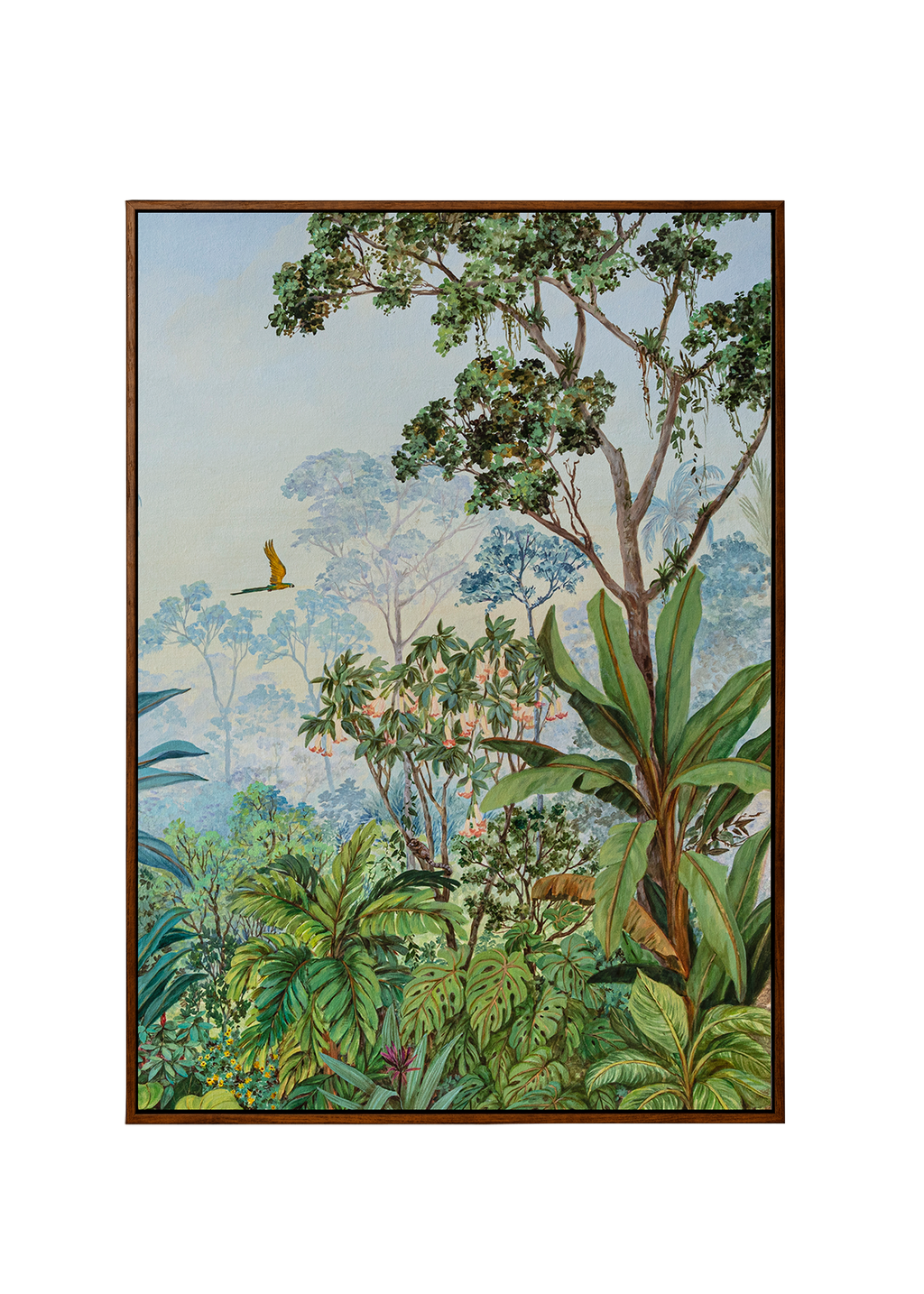 Quadro Fine Art Série "Jardim do Éden" Vertical Dupla