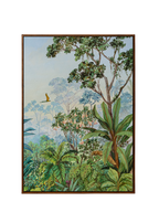 Quadro Fine Art Série "Jardim do Éden" Vertical Dupla