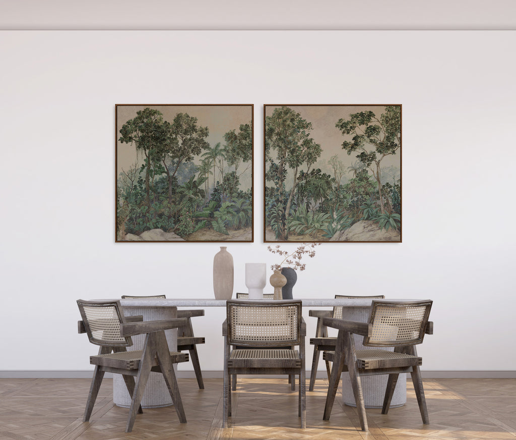 Quadro Fine Art Série "O Chamado da Floresta" Dupla
