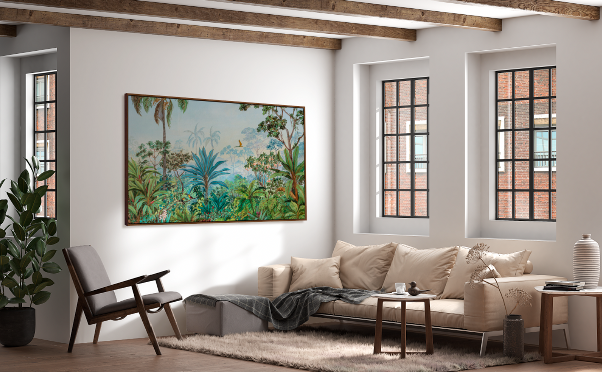 Quadro Fine Art Série "Jardim do Éden" Horizontal