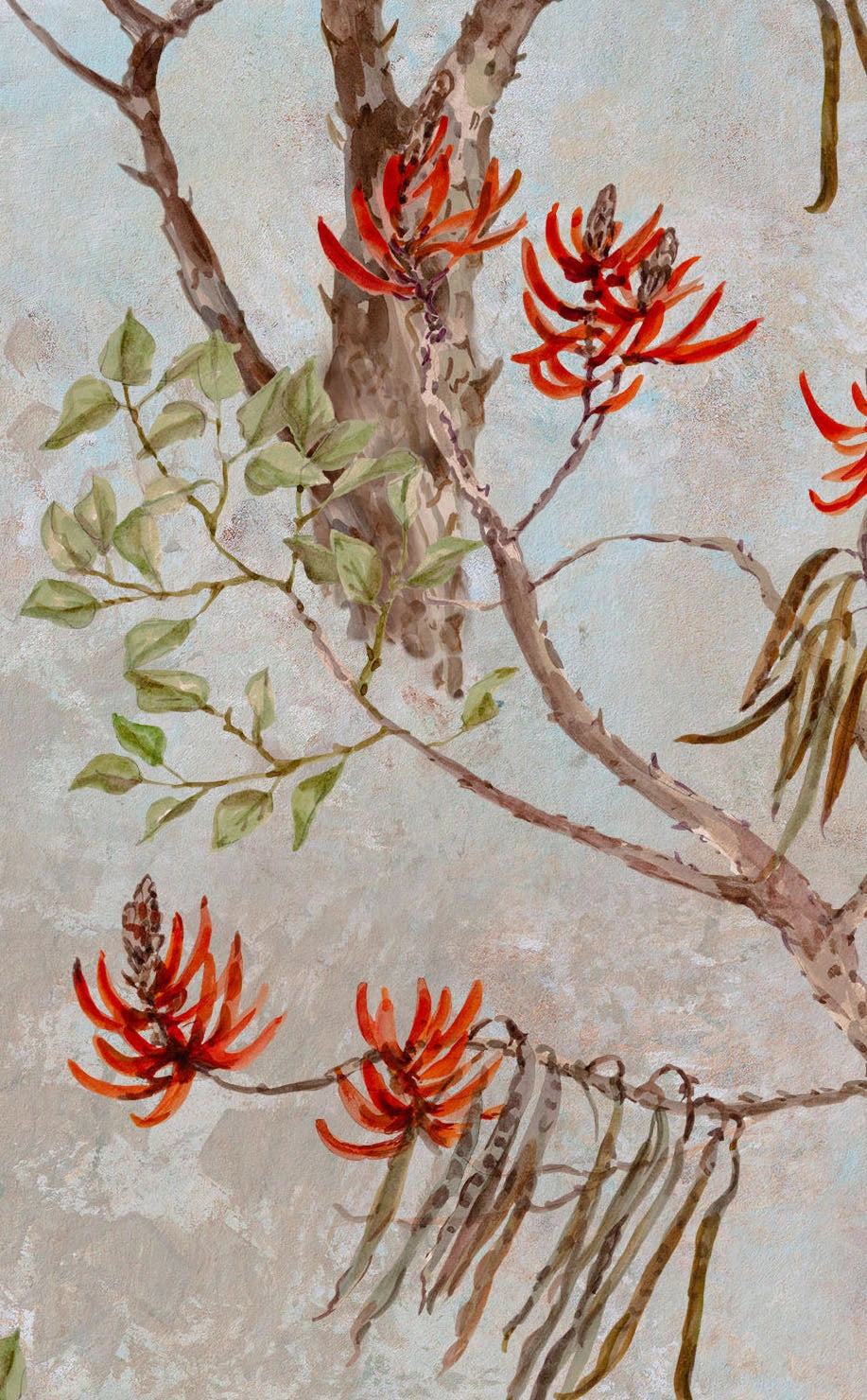 Papel de Parede Non Woven "Primavera" - detalhe