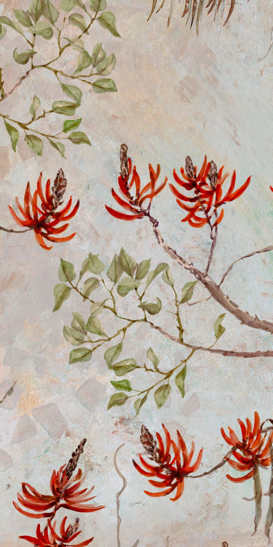 Papel de Parede Non Woven "Primavera" - detalhe